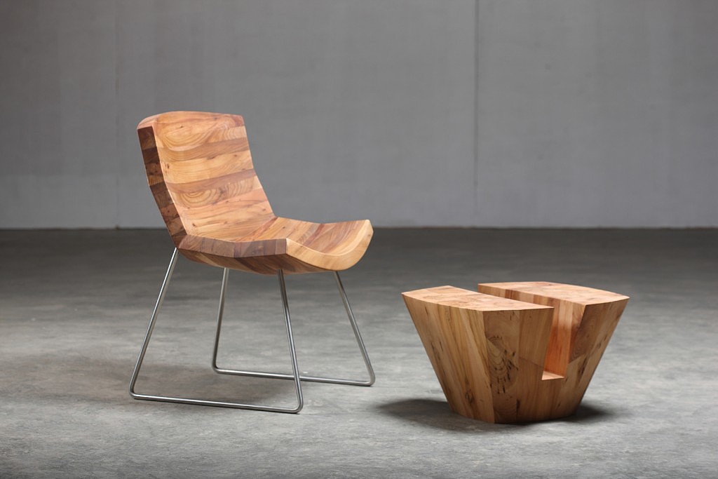 Karim，木，桌，椅，