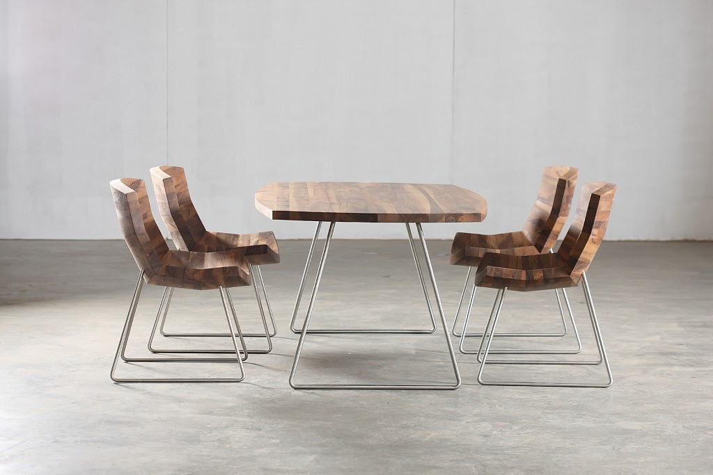 Karim，wood，table，chair，