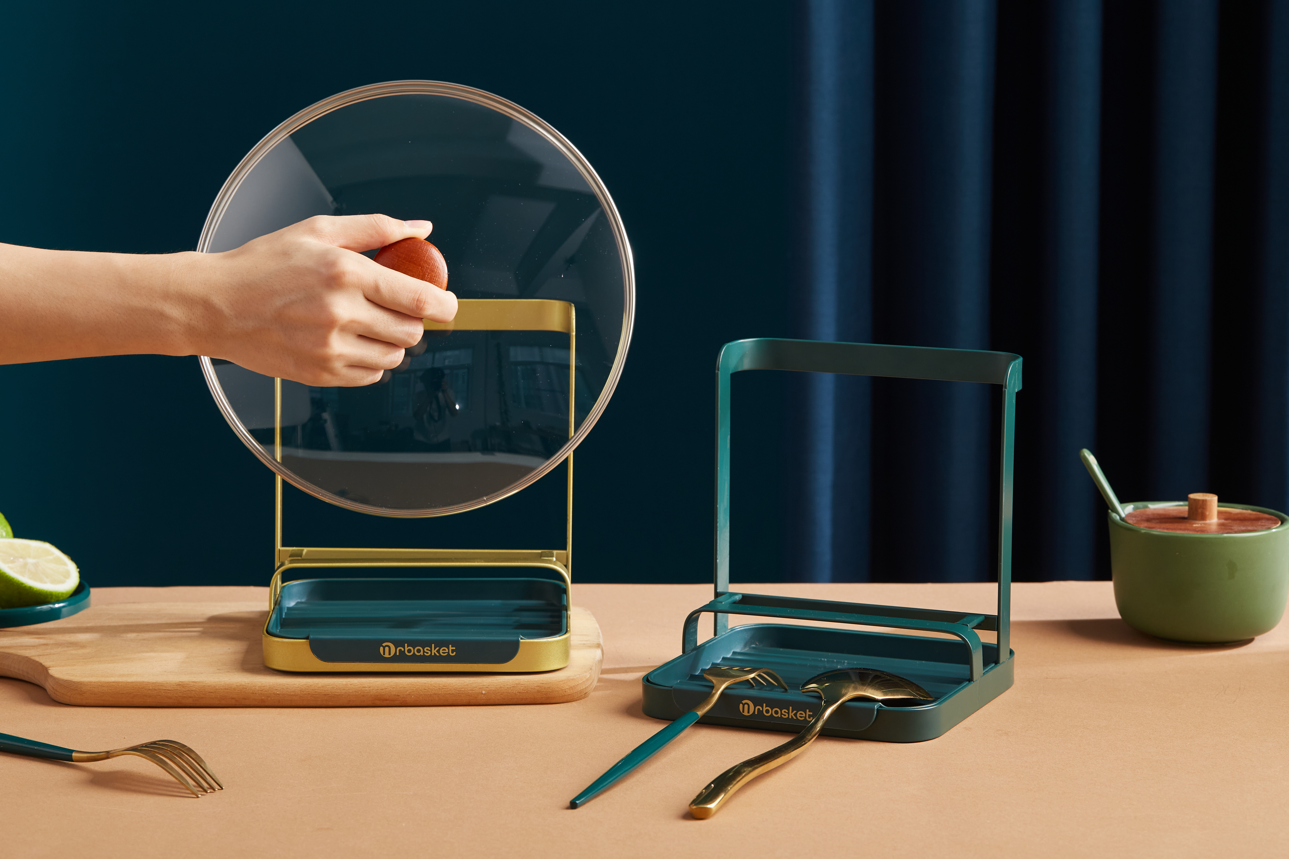 Pot cover frame，Kitchen iron，Storage rack，