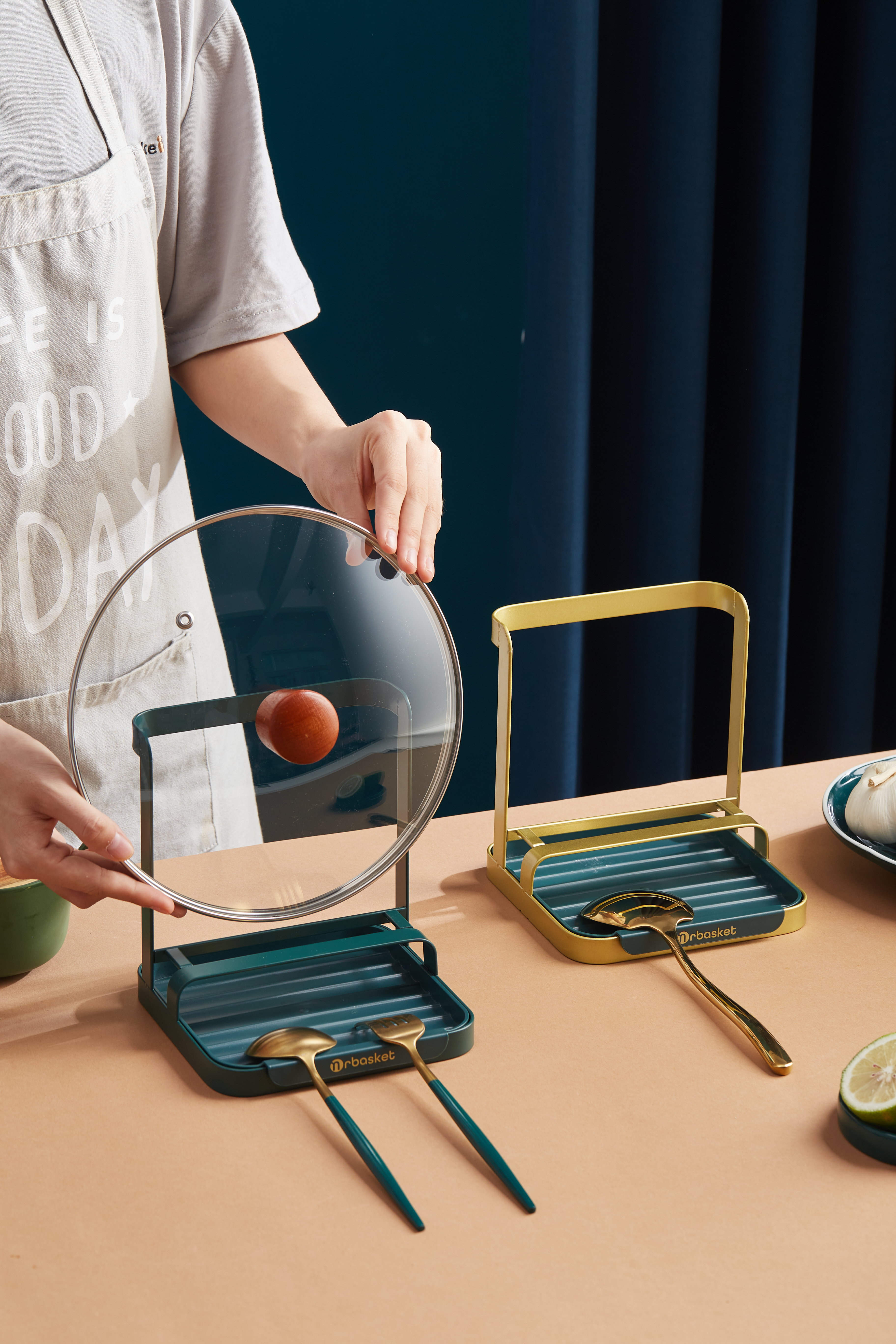 Pot cover frame，Kitchen iron，Storage rack，