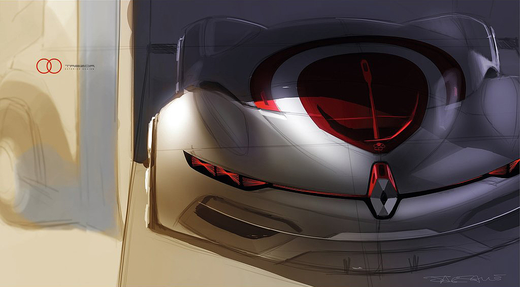 renault，wacom ，Hand drawn，Cool，