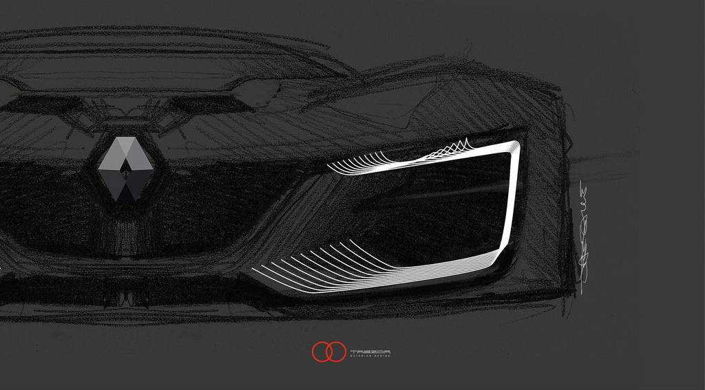 renault，wacom ，Hand drawn，Cool，