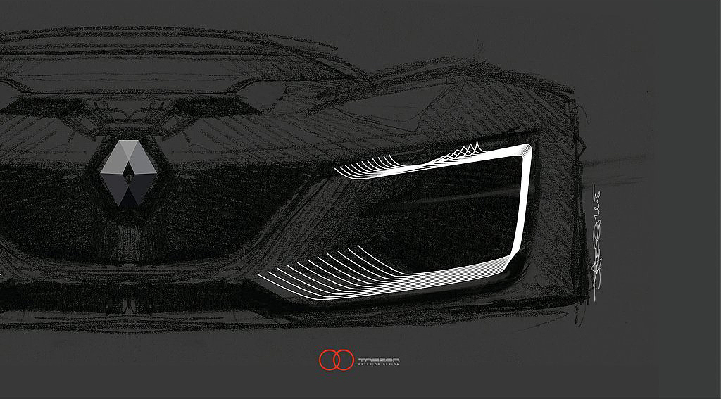renault，wacom ，Hand drawn，Cool，