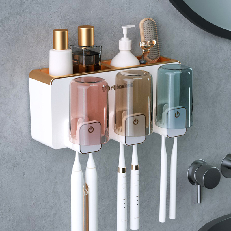 Storage rack，Sterilized toothbrush holder，