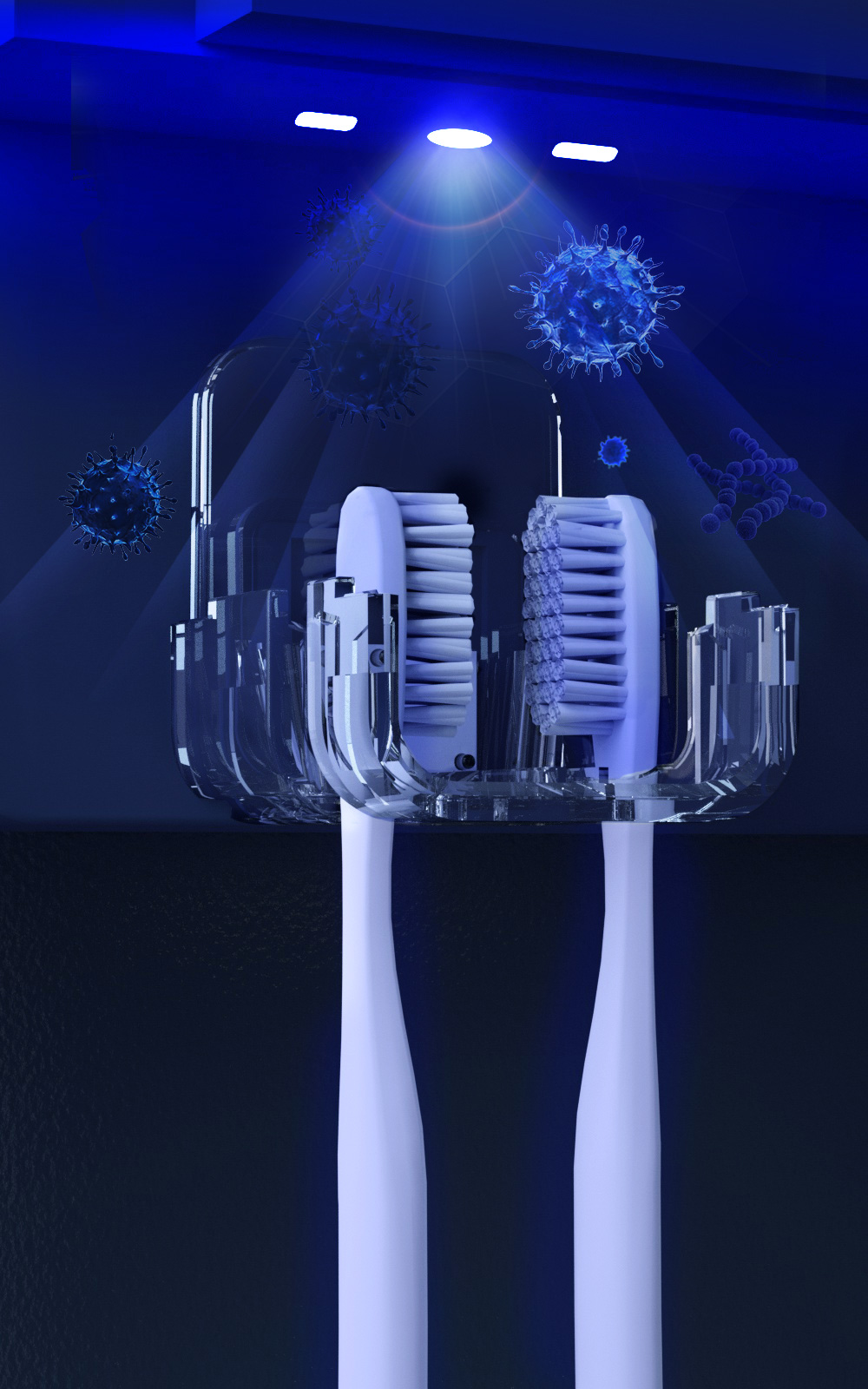 Storage rack，Sterilized toothbrush holder，