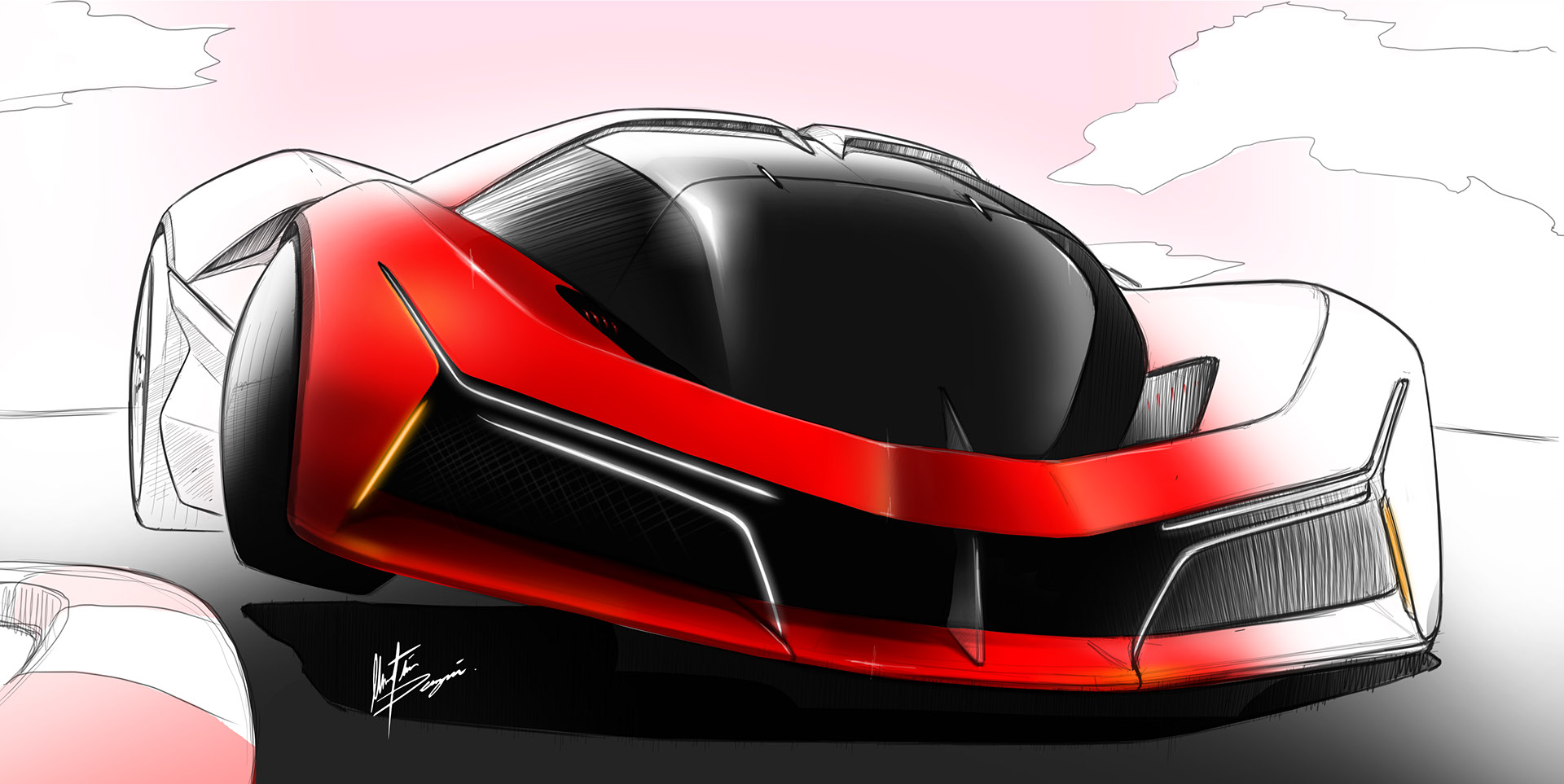 vehicle，sample reels，Hand drawn，