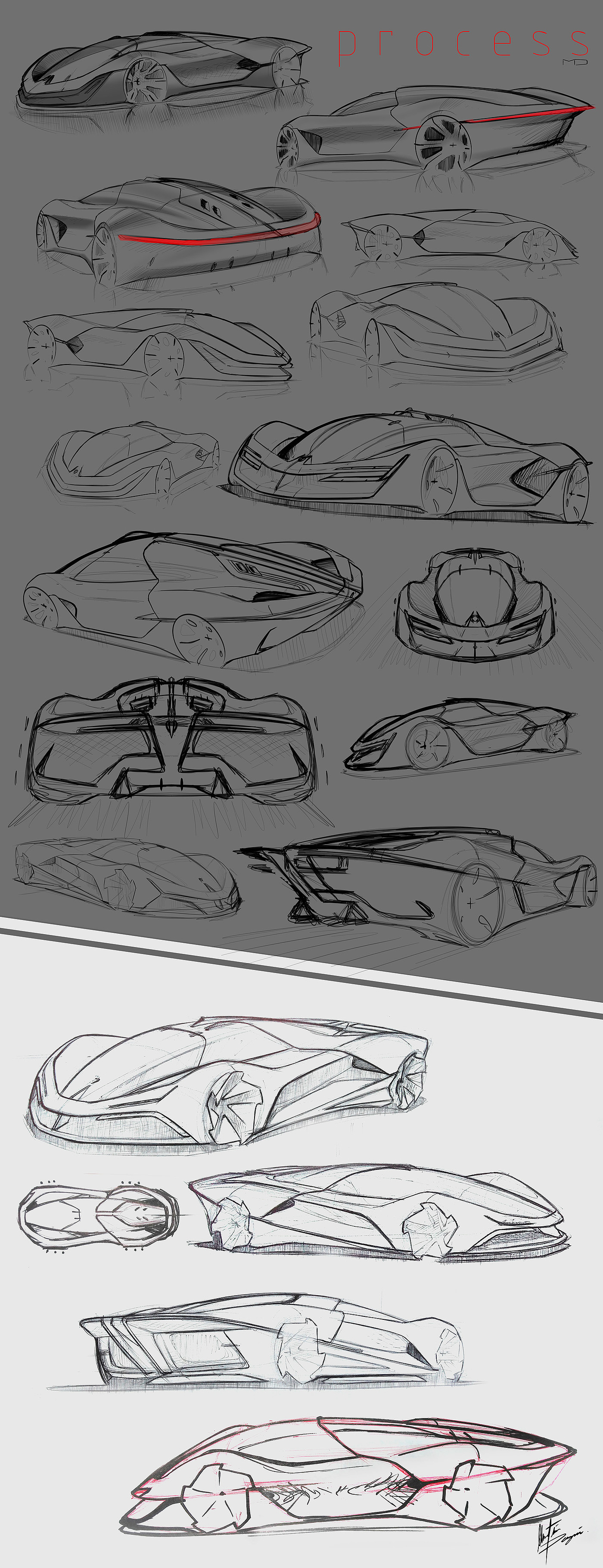 vehicle，sample reels，Hand drawn，