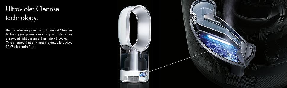 Dyson，AM10，0 silver white，Sterilizing humidifier，