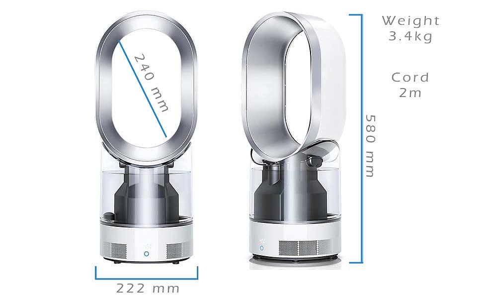 Dyson，AM10，0 silver white，Sterilizing humidifier，