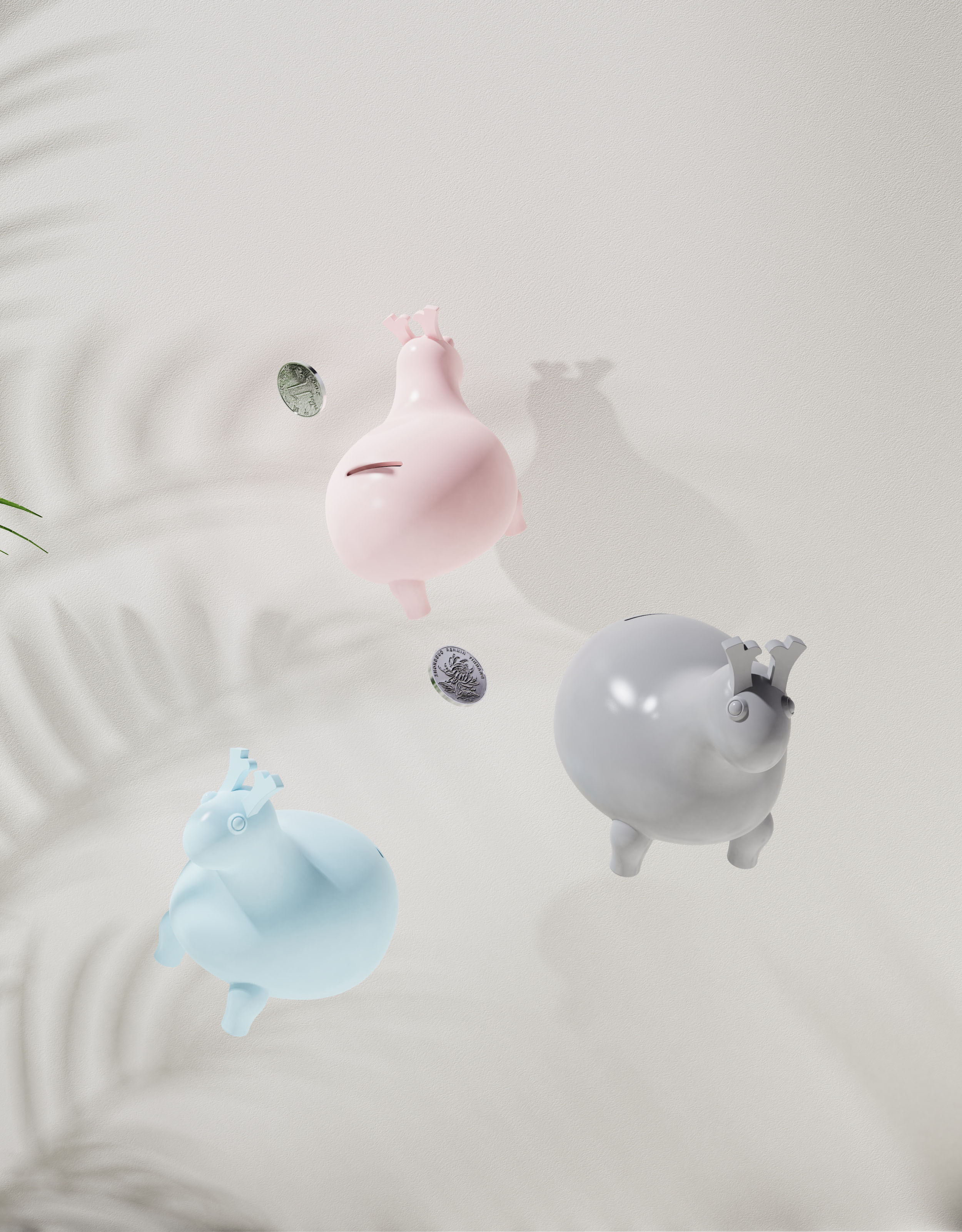 Piggy bank，children，Keepsake，Sprouting system，ceramics，Ornaments，Museum Cultural Creation，