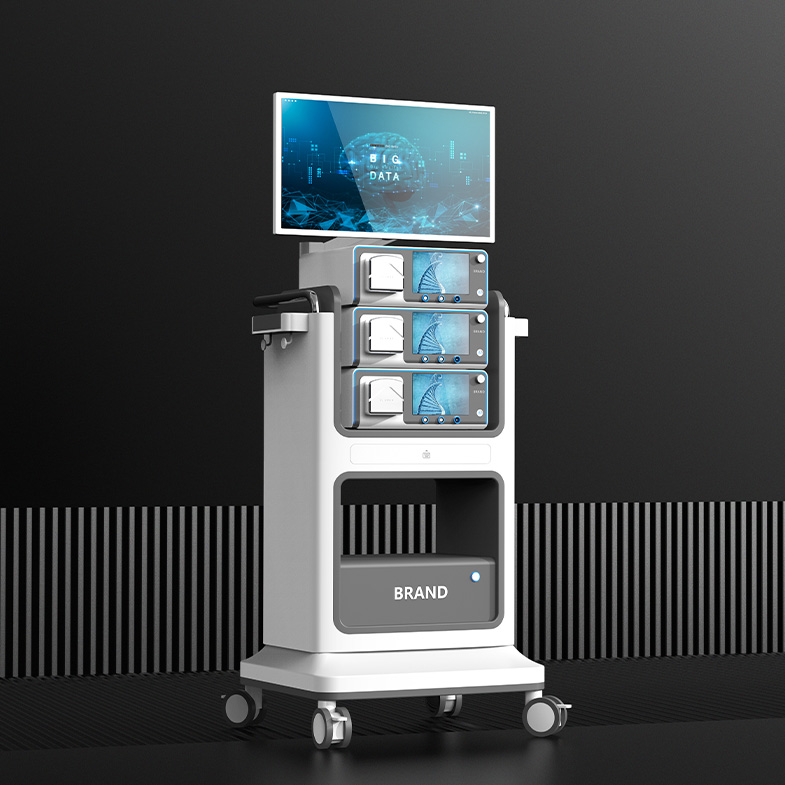 Design of medical master control trolley，Medical trolley design，product design，Appearance design，