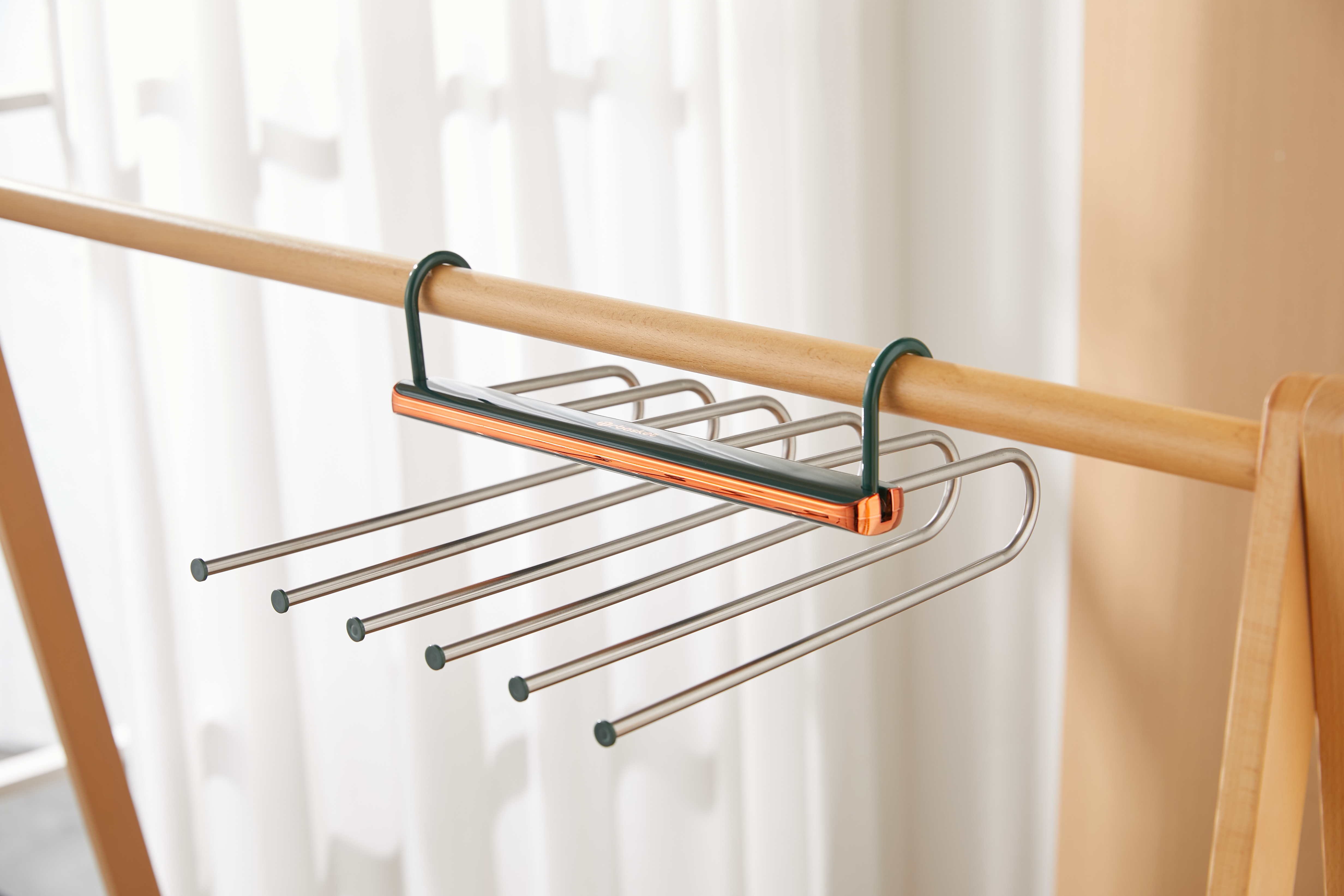 Trouser rack，Folding clothes hanger，