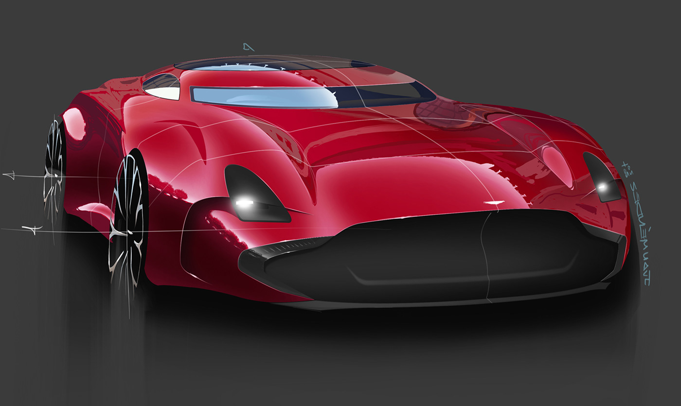 automobile，vehicle，Automobile design，curved surface，streamline，