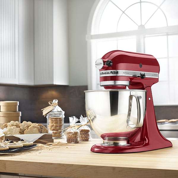 搅拌机，帝国红，325瓦速，KitchenAid，KSM150PSER，