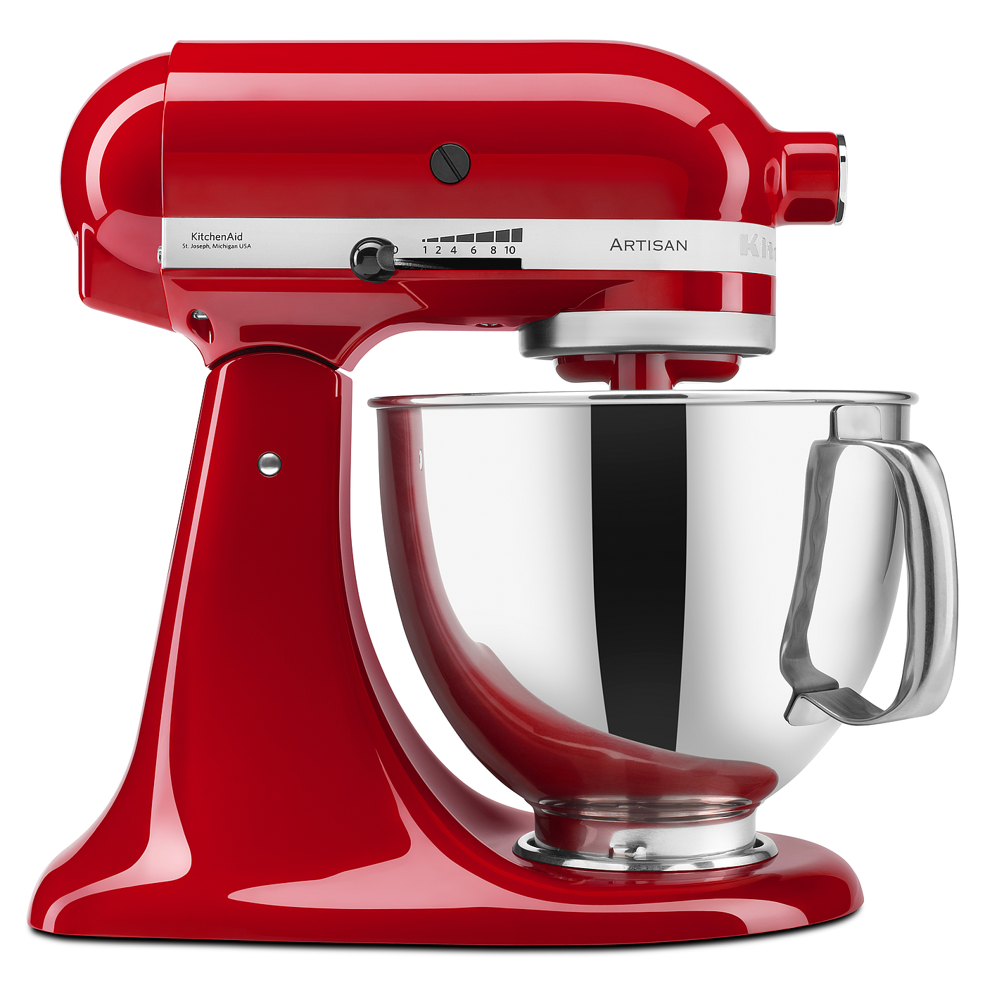 搅拌机，帝国红，325瓦速，KitchenAid，KSM150PSER，