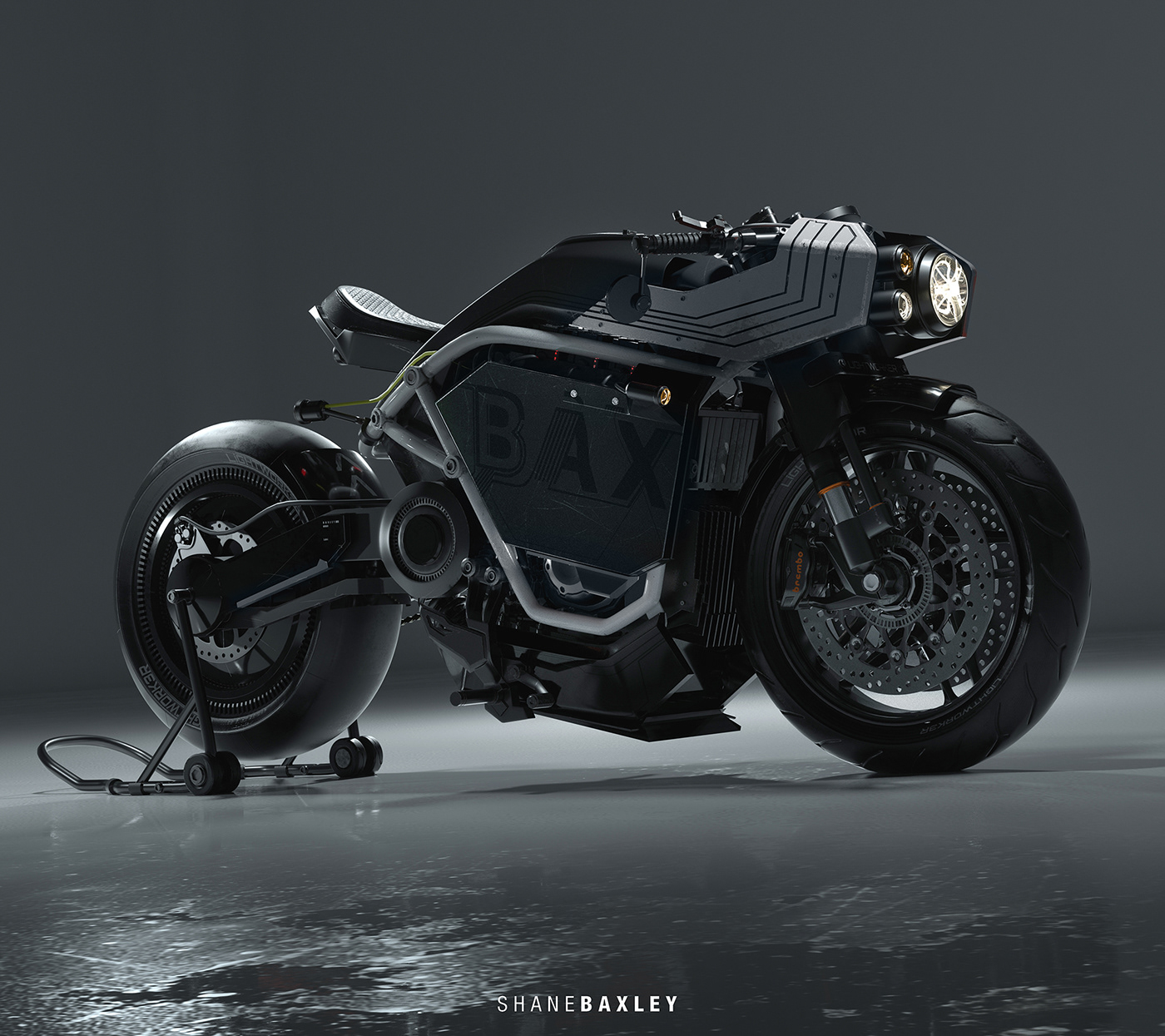 motorcycle，Shane Baxley，BAX MOTO MK3，