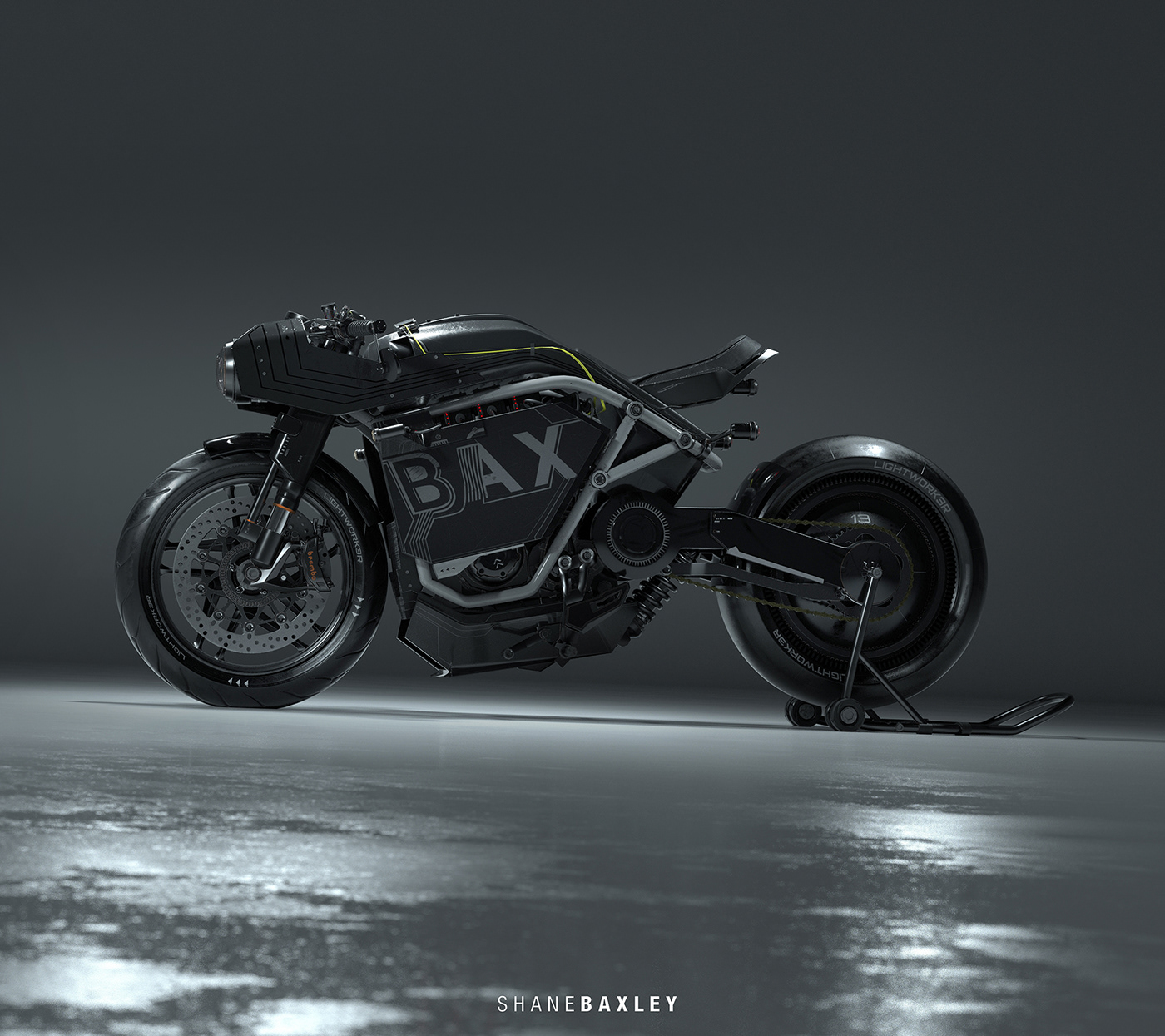 motorcycle，Shane Baxley，BAX MOTO MK3，