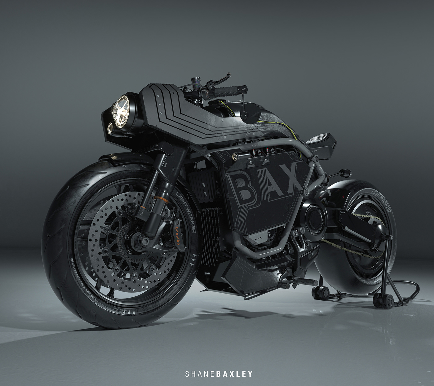 motorcycle，Shane Baxley，BAX MOTO MK3，