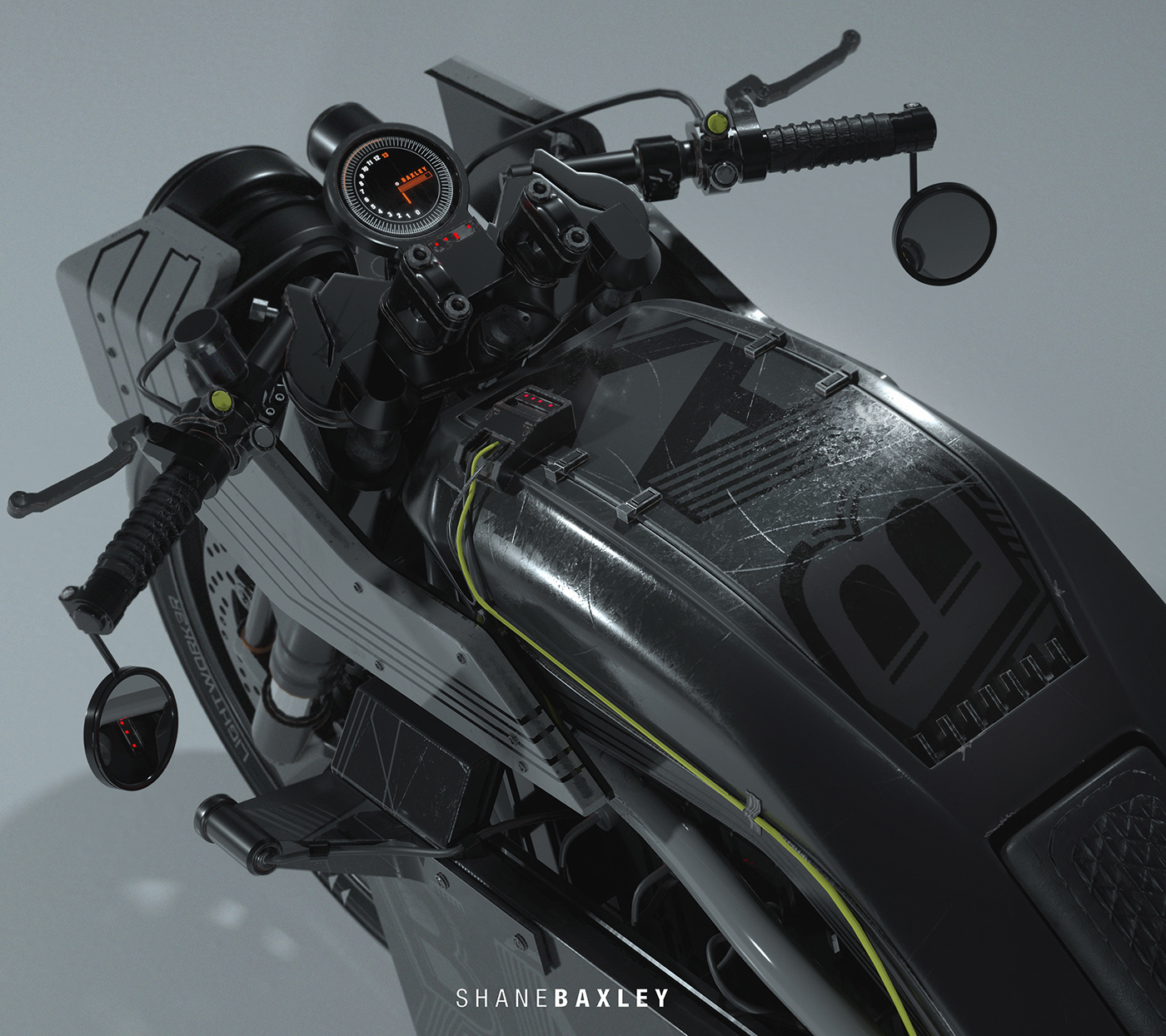 motorcycle，Shane Baxley，BAX MOTO MK3，