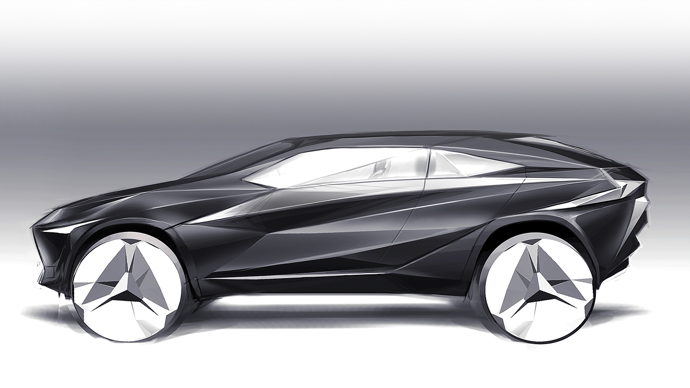 automobile，Hand drawn，Model，industrial design，