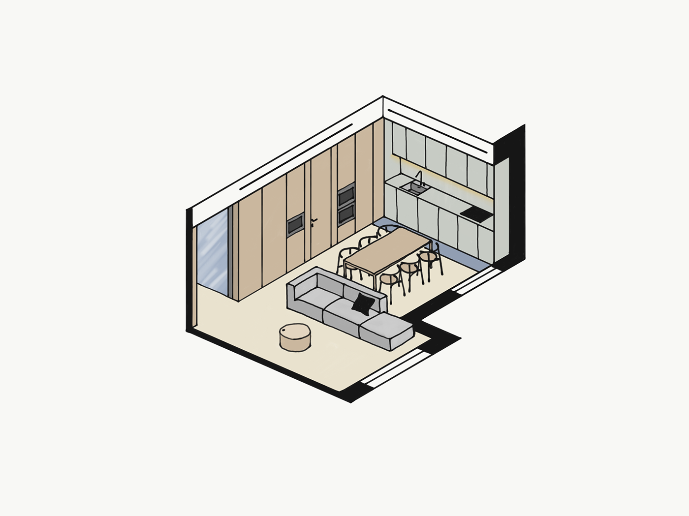 apartment，Home Furnishing，Interior design，