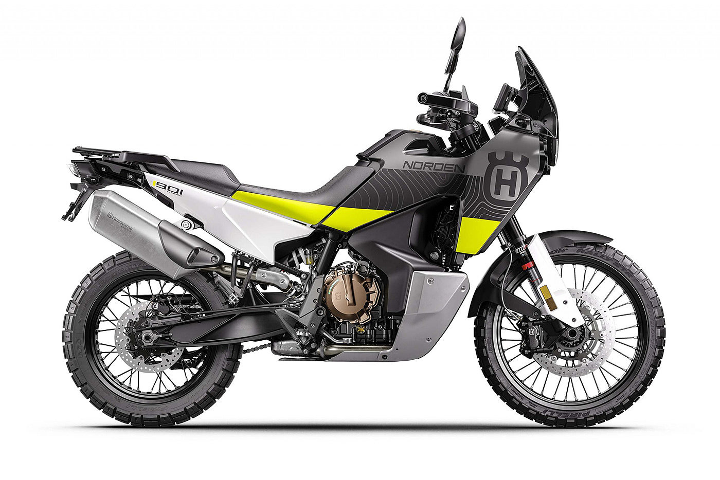 摩托车，Husqvarna Norden 90，探险，冒险旅行，