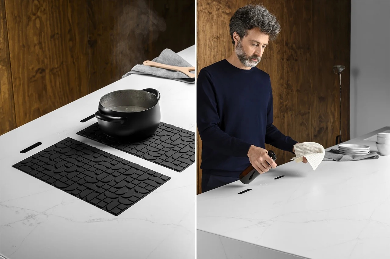 kitchen，High-tech，concealment，Induction cooking device，