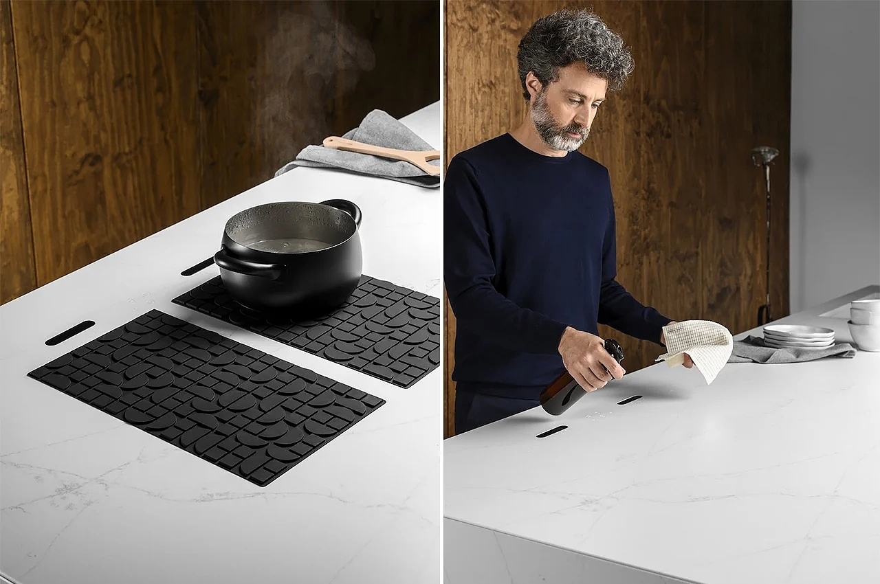 kitchen，High-tech，concealment，Induction cooking device，