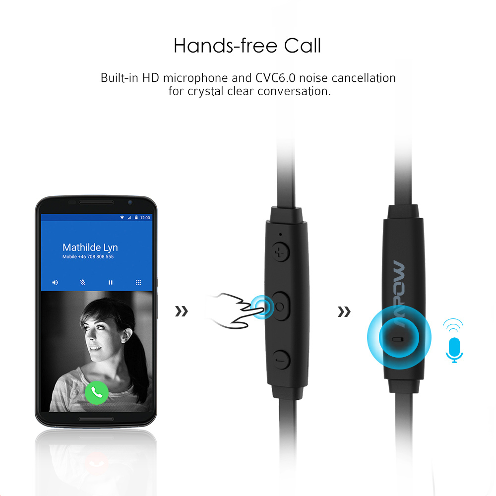 Mpow，Bluetooth，Wireless headset，V4.1，