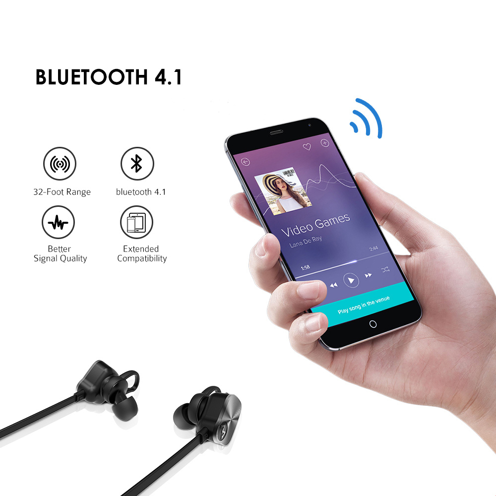Mpow，Bluetooth，Wireless headset，V4.1，