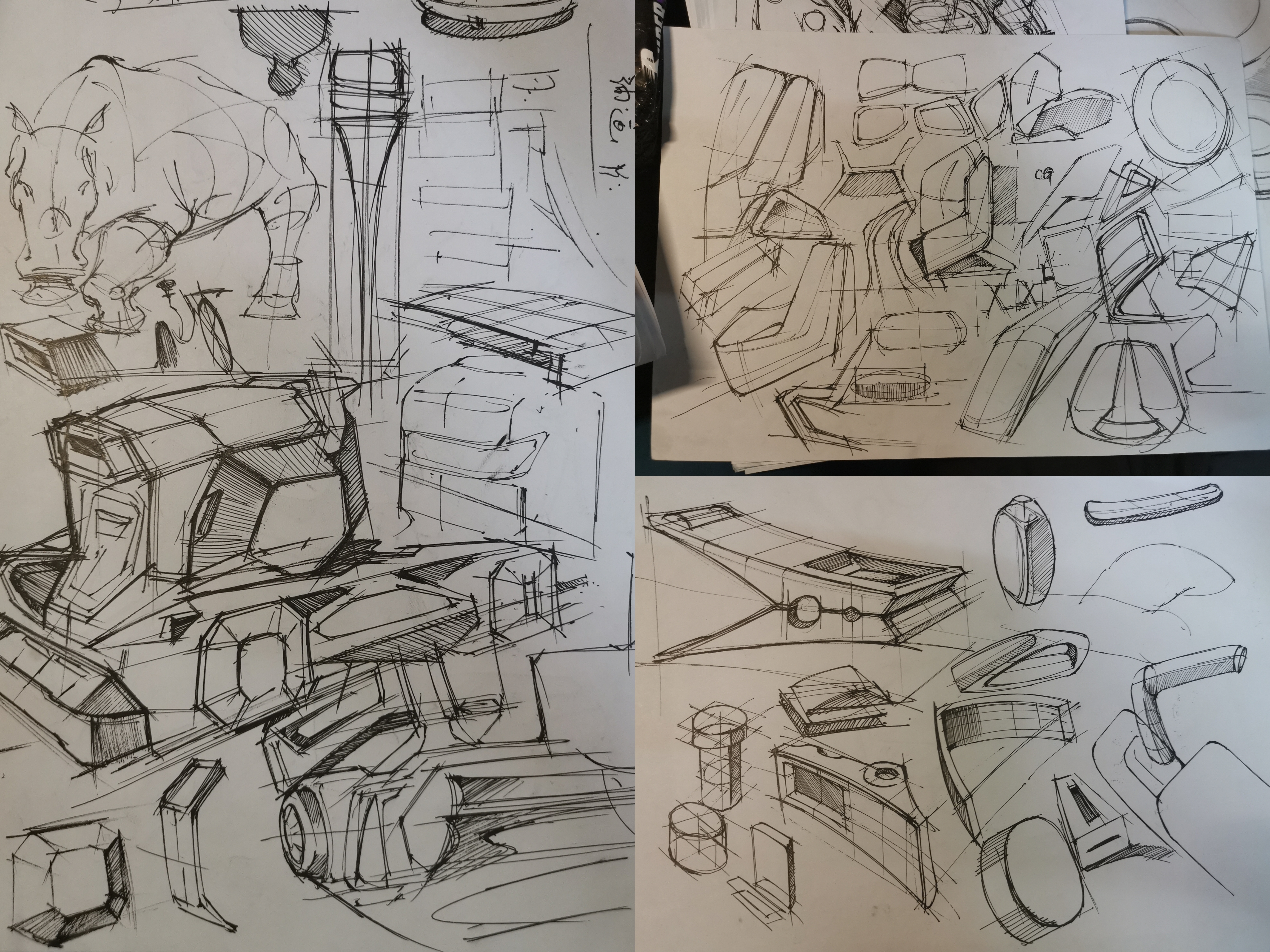 product design，industrial design，Hand drawn，sketch，concept，