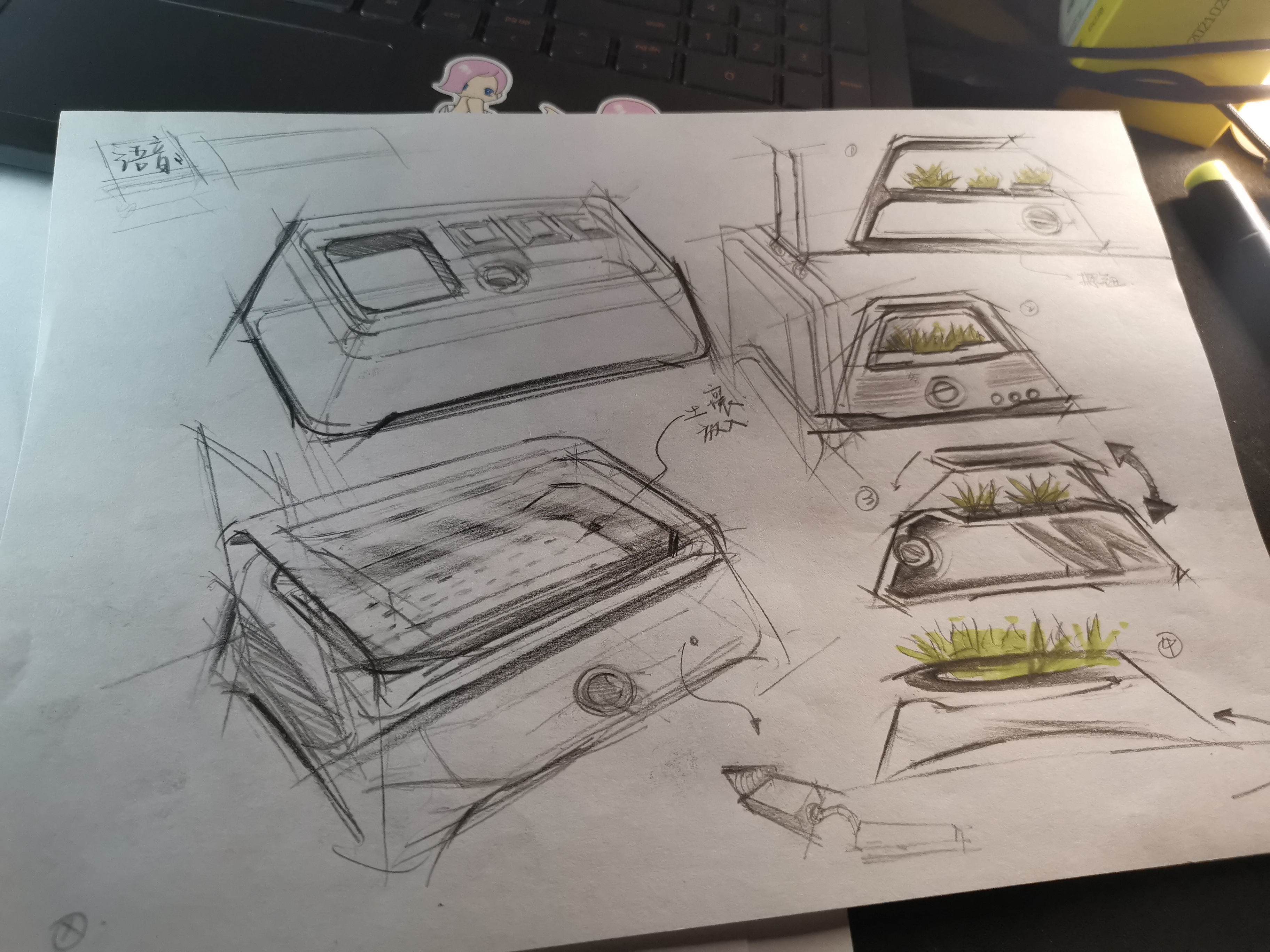 product design，industrial design，Hand drawn，sketch，concept，