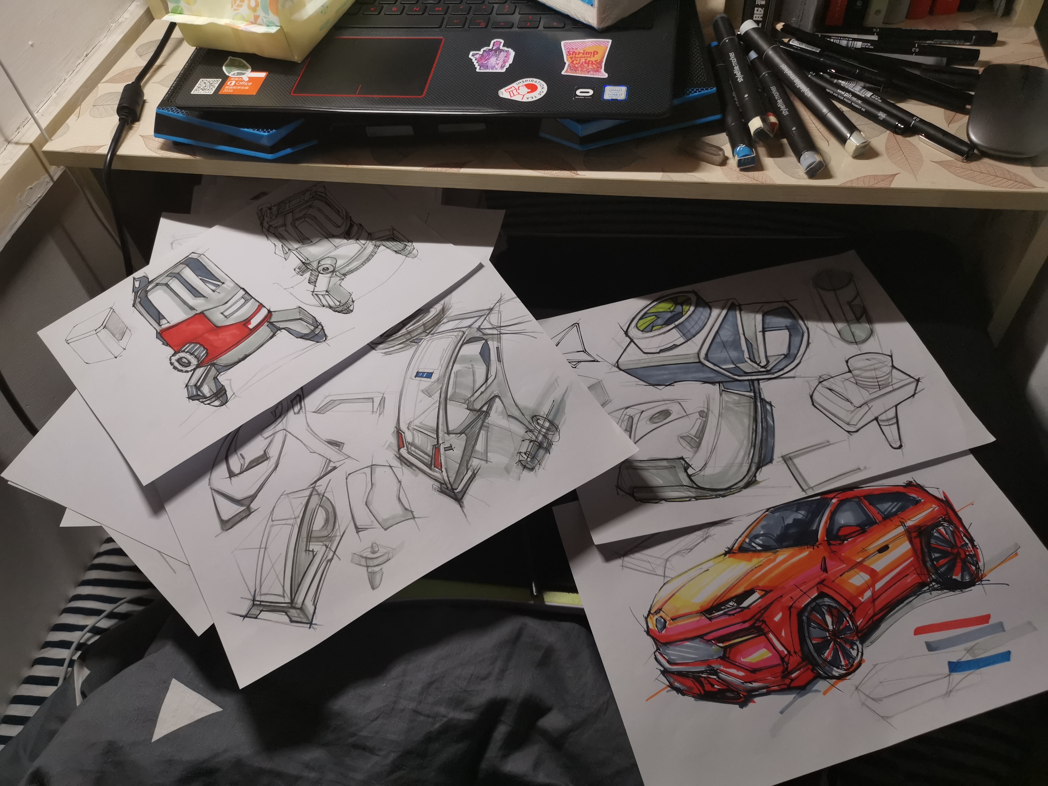 product design，industrial design，Hand drawn，sketch，concept，