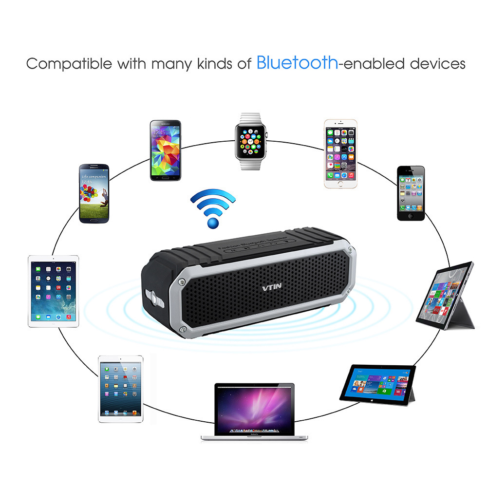 CSR 4.0，Bluetooth Speaker ，Fall prevention，waterproof，VTIN，