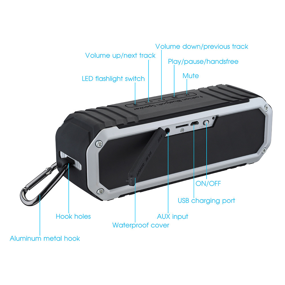 CSR 4.0，Bluetooth Speaker ，Fall prevention，waterproof，VTIN，
