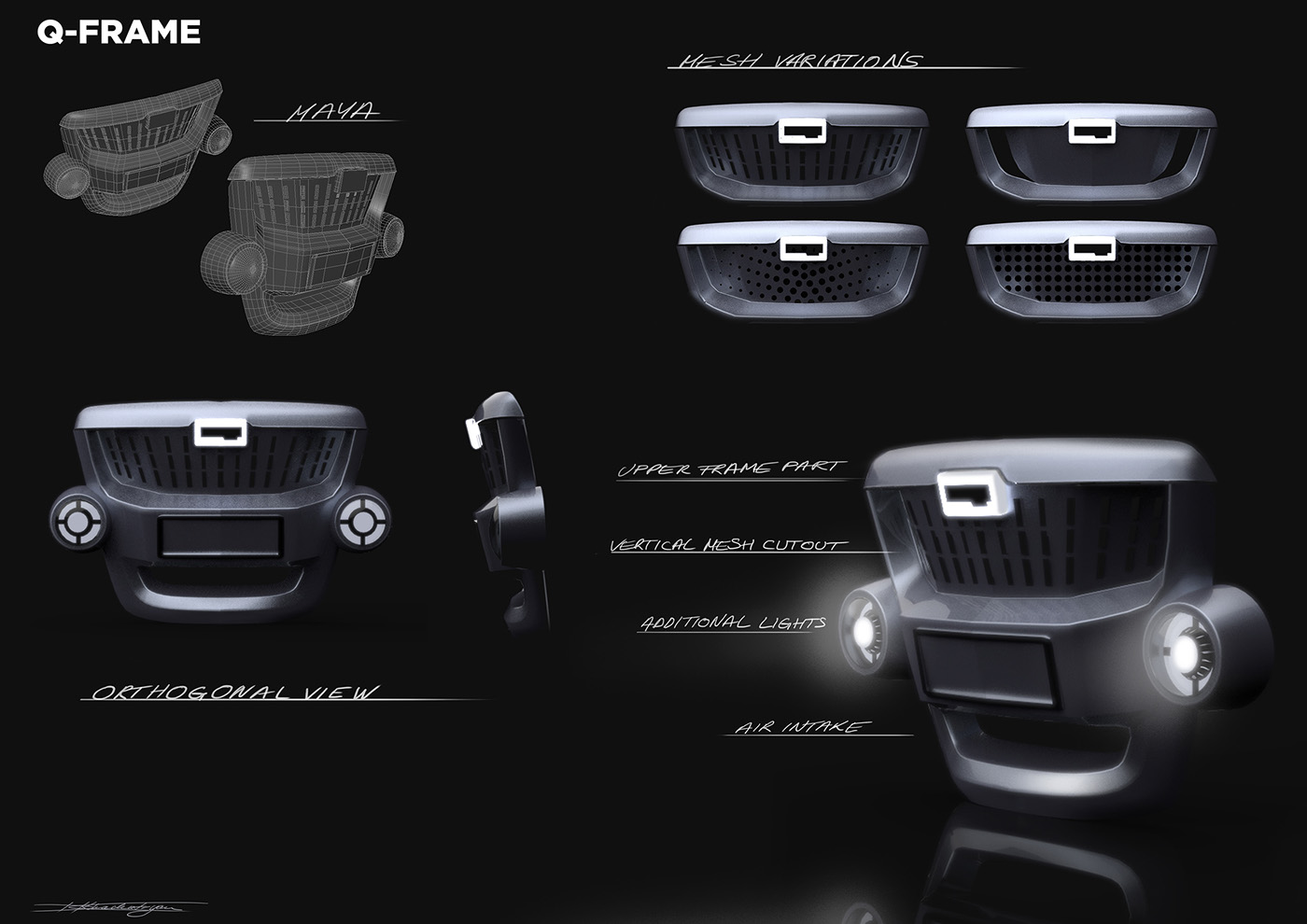 QOROS，suv，Automobile design，Hand drawn，draft，