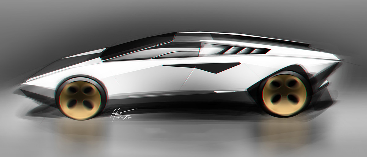 Hudson Rio，Hand drawn，Sketch，draft，favourite，selected，photoshop，ps，Automobile design，Render，