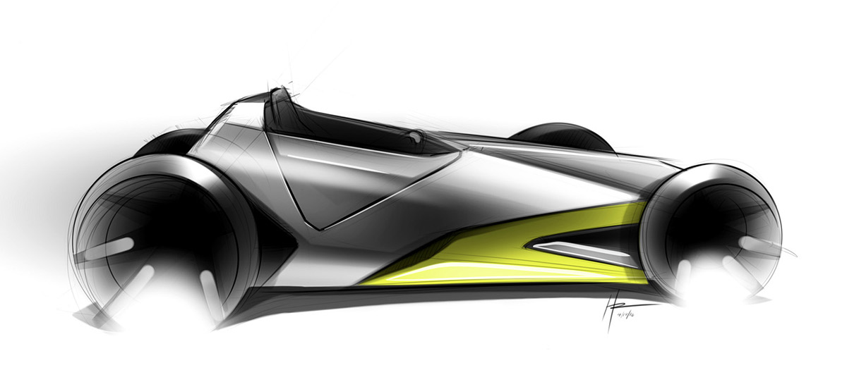Hudson Rio，Hand drawn，Sketch，draft，favourite，selected，photoshop，ps，Automobile design，Render，