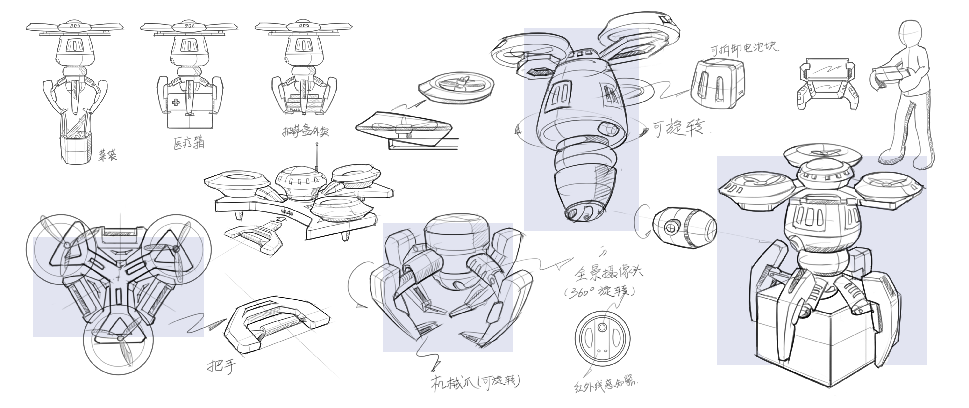 Conceptual design，epidemic situation，UAV，product，Bionics Design ，award-winning work，sample reels，
