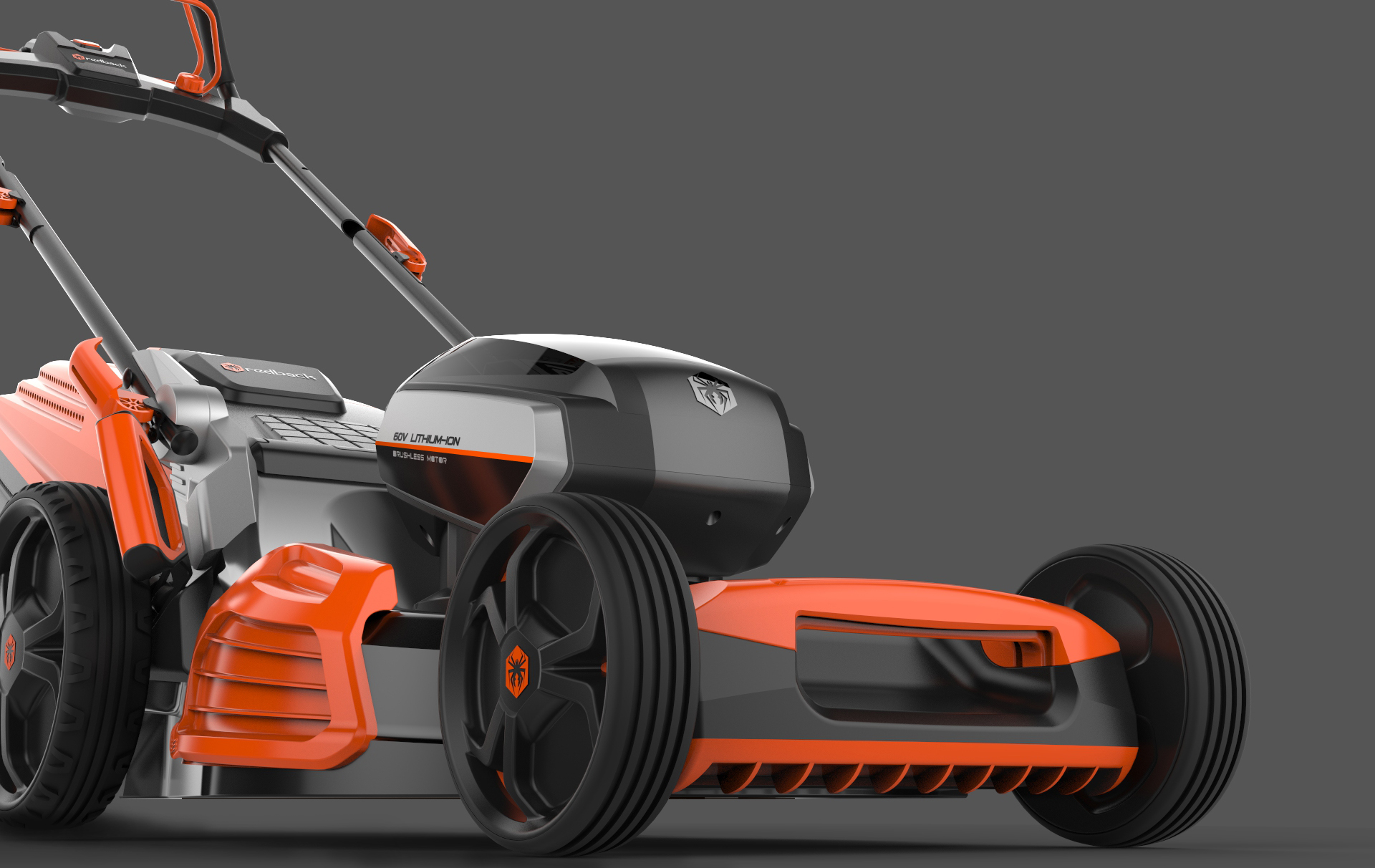 lawn mower，Lithium battery，