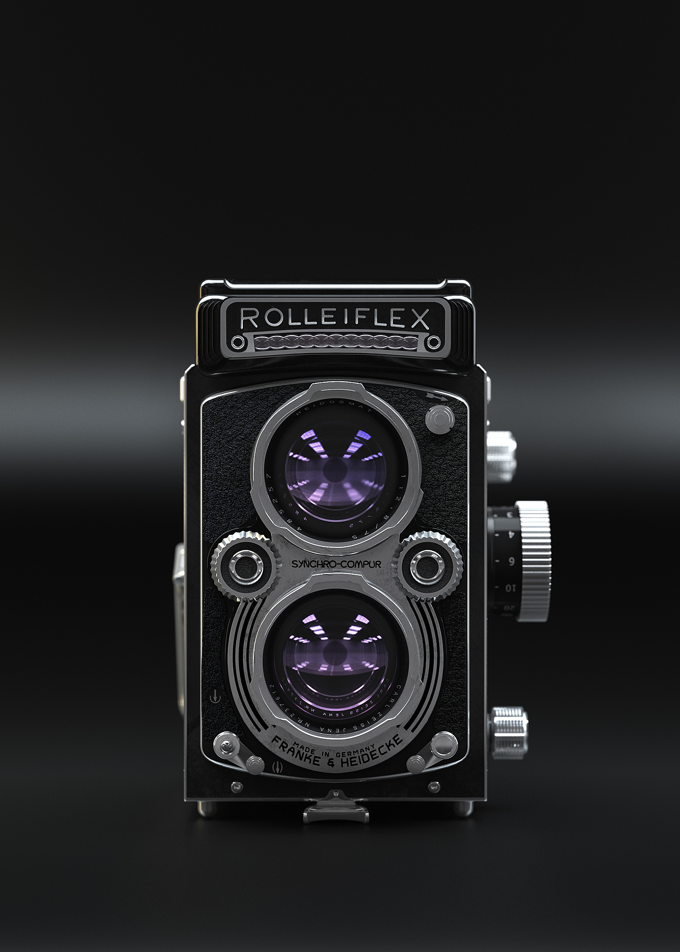 相机，Rolleiflex，复古，