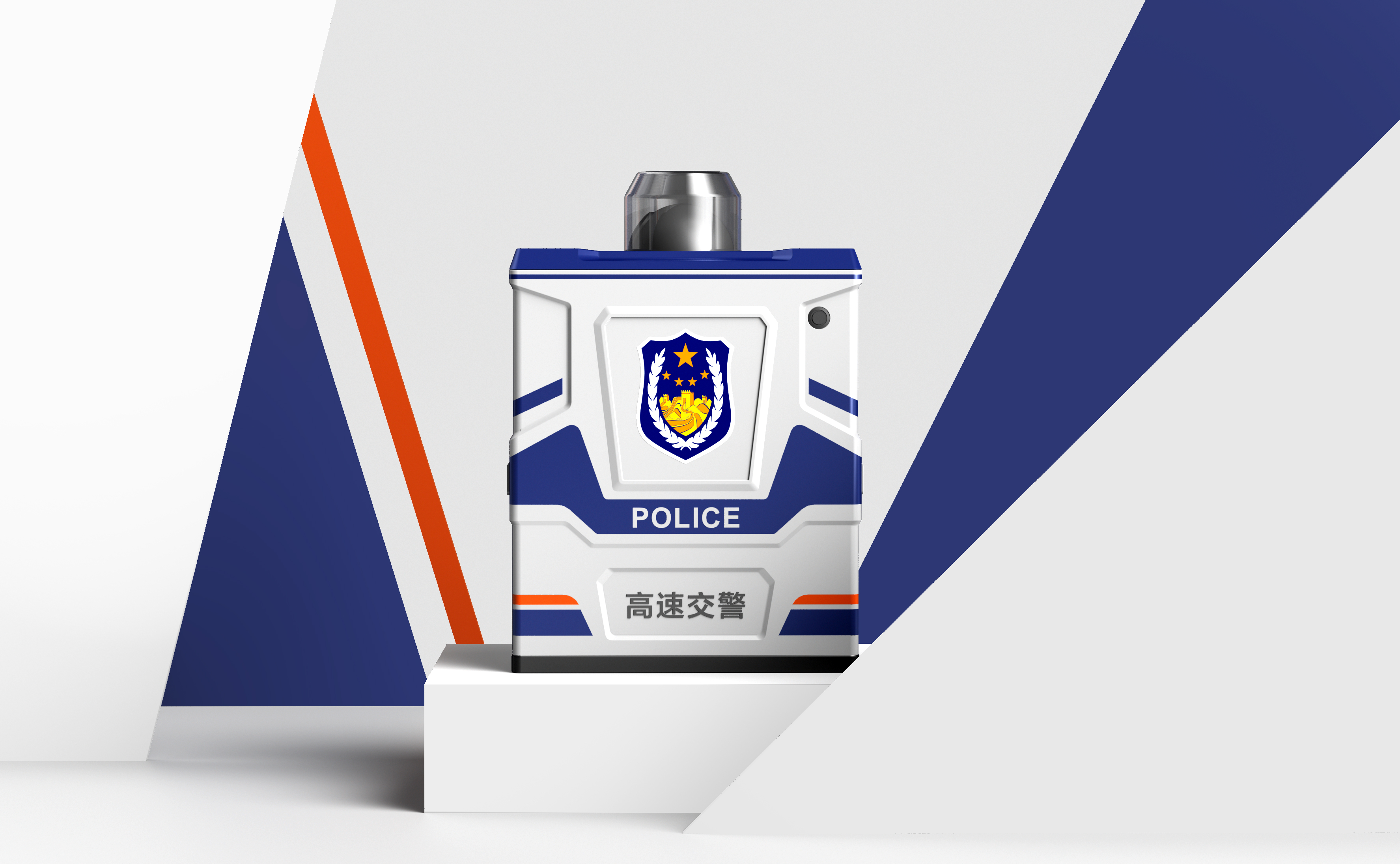 Grey design，High speed guardrail patrol machine，Patrol aircraft，Intelligent equipment，