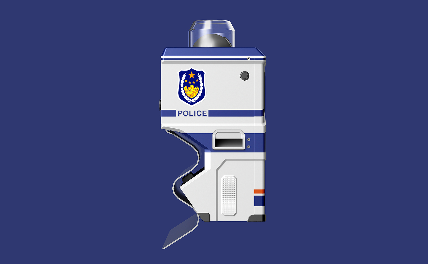 Grey design，High speed guardrail patrol machine，Patrol aircraft，Intelligent equipment，