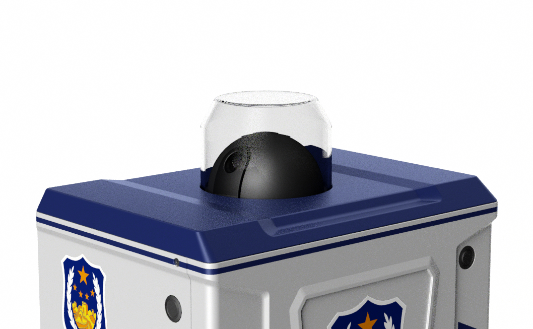 Grey design，High speed guardrail patrol machine，Patrol aircraft，Intelligent equipment，