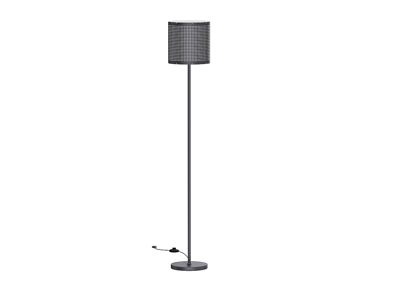 Realize the DIY modular design of floor lamp and reduce the packaging volume，