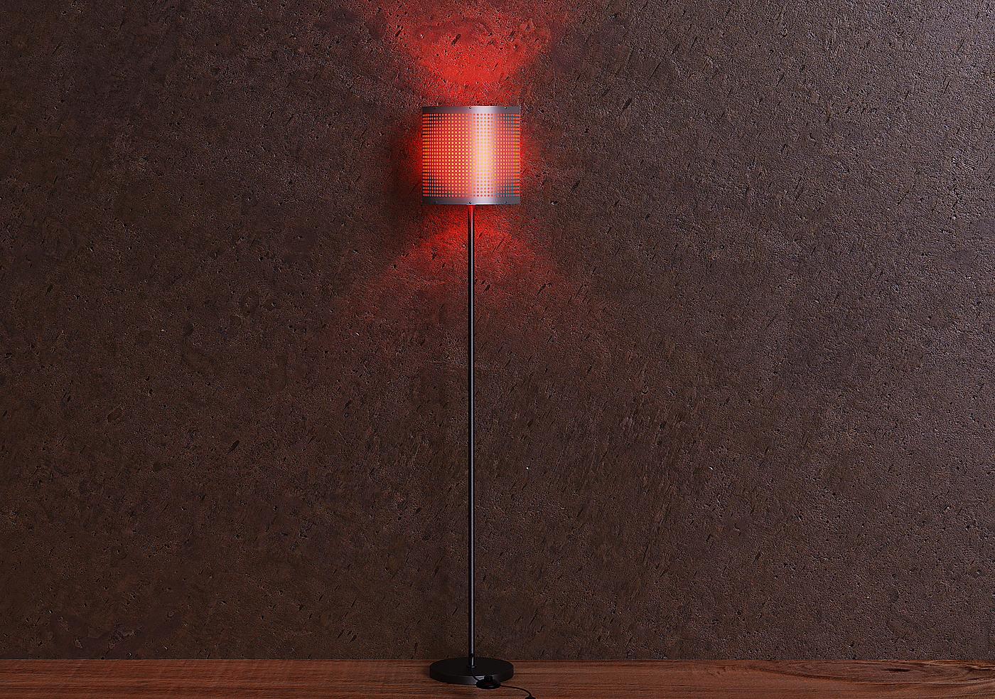 Realize the DIY modular design of floor lamp and reduce the packaging volume，