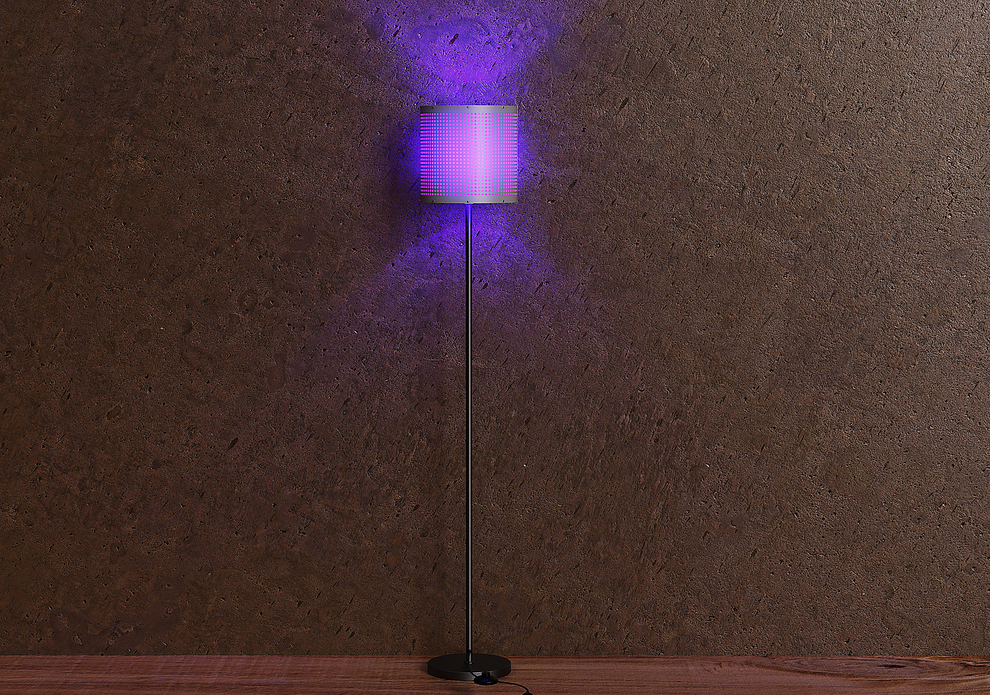 Realize the DIY modular design of floor lamp and reduce the packaging volume，