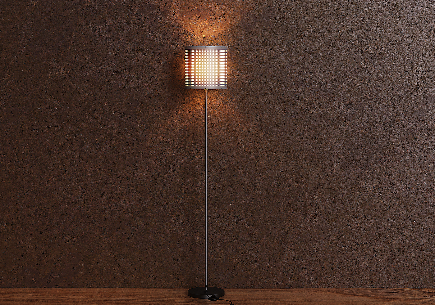 Realize the DIY modular design of floor lamp and reduce the packaging volume，