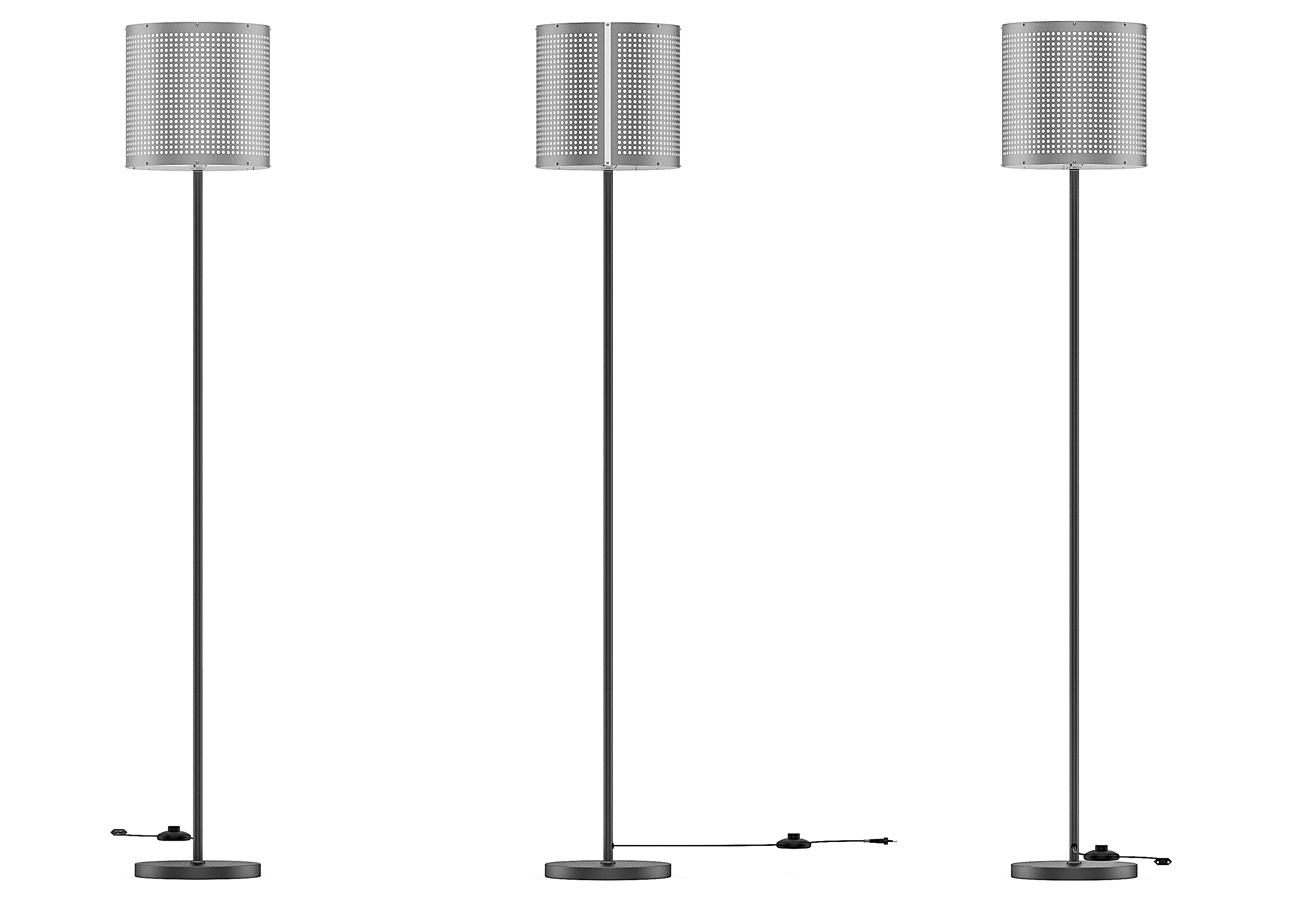 Realize the DIY modular design of floor lamp and reduce the packaging volume，