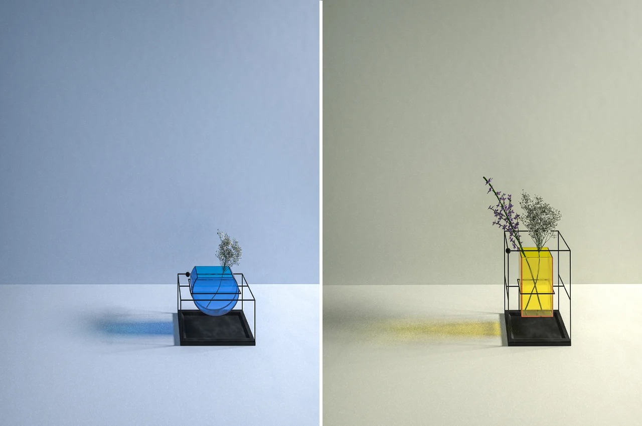 vase，industrial design，Glass，